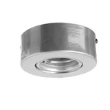 Spot semiembutido redondo móvil GU10 Plata