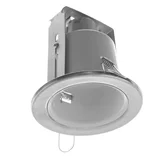 Spot de embutir redondo regulable 1 luz E27 Plata