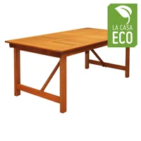 Mesa de exterior plegable Iguazú marrón