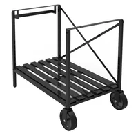 Base para parrilla Angus grande de chapa gris