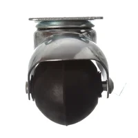 Rueda 40 mm balón goma base giratoria