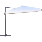 Sombrilla lateral de aluminio natural 3 m