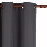 Cortina de tela Black Out Textil 200 x 220 cm grafito
