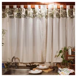 Cortina de tela para cocina multicolor 120 x 120 cm