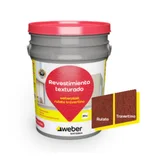 Revestimiento texturado Weberplast RTM terracota x 30 Kg