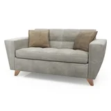 Sillón Aero 2 cuerpos chenille gris