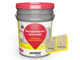 Revestimiento texturado Weberplast RTM piedra paris 30 Kg
