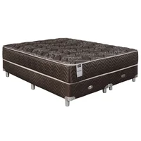 Sommier y colchón Power Super King de resortes 200 x 200 x 62 cm