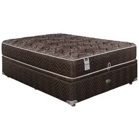 Colchón y sommier 2 plazas de resortes con baulera 140 x 190 x 71 cm