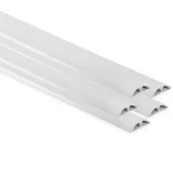 Cablecanal piso 60 x 13 gris