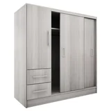 Placard 3 puertas con 2 cajones estudiantil jacara 136 x 135 x 55 cm