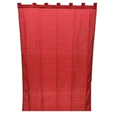 Cortina de tela traslúcida gros roja 210 x 140 cm