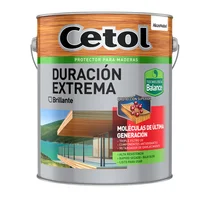 Protector para maderas exterior brillante caoba 1 L