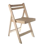 Silla de exterior madera Pino beige