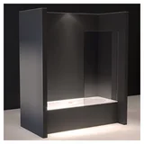 Mampara sobre bañera de paño fijo 140 x 90 cm