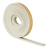 Burlete autoadhesivo perforado 9.5 x 5.5 mm blanco