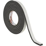 Burlete autoadhesivo espuma goma 19.05 x 7.9 mm negro