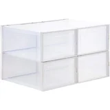 Set de 4 Cajas plásticas organizadora