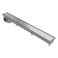 Rejilla lineal 50 x 5 cm acero inoxidable