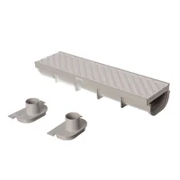 Kit canaleta para piso 13 x 50 blanco