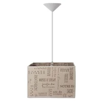 Lámpara de techo colgante paris 1 luz E27