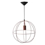 Colgante vintage 1 luz cobre E27