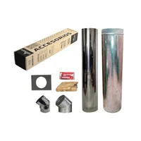 Complemento de estufa para pared 4'' enlozado