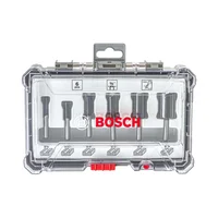 Set de fresadoras rec x 6 uds. 1/4"