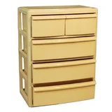 Cajonera ancha 4 puertas 5 cajones