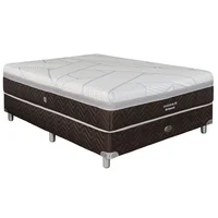 Colchón y sommier Maximus 2 plazas de resortes 140 x 190 x 66 cm