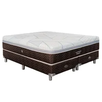 Colchón y sommier Maximus Super King de resortes 200 x 200 x 66 cm
