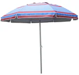 Sombrilla de playa aluminio multicolor 2 m