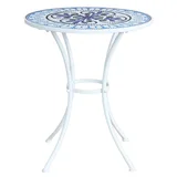 Mesa de exterior Mosaico azul