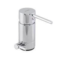 Grifería monocomando para bidet Lyra plateada