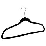 Pack de 5 perchas terciopelo negra