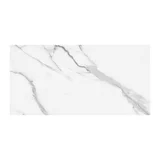 Porcelanato marmolado Cava Calacata brillante 58 x 117 cm