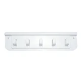 Perchero de pared de plástico 5 ganchos