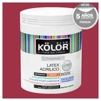 Pintura látex interior mate premium guinea 4 L