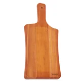 Tabla para picar de madera con mango 17 x 15 cm
