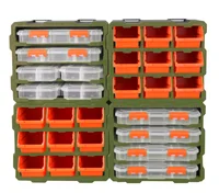 Set de gaveteros plásticos 9 piezas