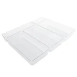 Set de 5 organizadores de cajones de acrílico