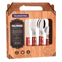 Set de 24 cubiertos polywood