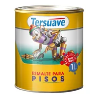 Esmalte sintético para piso blanco satinado 1 L