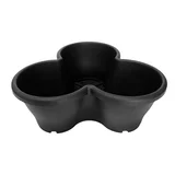 Maceta de plástico negra