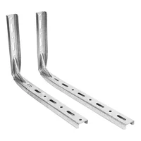 Soporte split de acero galvanizado gris 42 cm