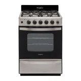 Cocina multigas 4 hornallas plateada WFX57DIDNA