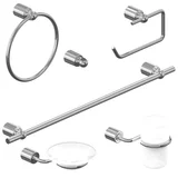 Set de 6 accesorios de baño Tribbis