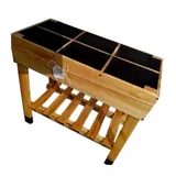 Cajón de cultivo Cultivo de madera marrón