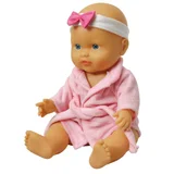 Muñeca con bañera y accesorios