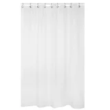 Protector para cortina de baño 180 x 180 cm 3 imanes transparente